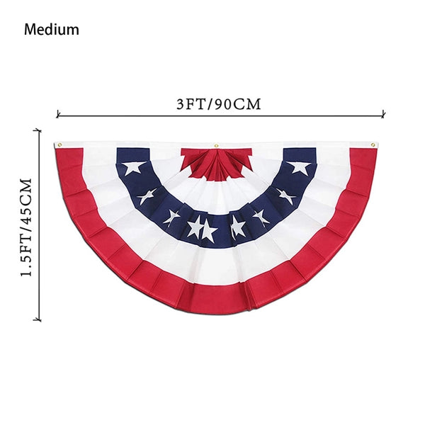 Patriotic American Bunting Flag Banner