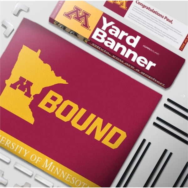 Mailable Yard Banners - Customized Version