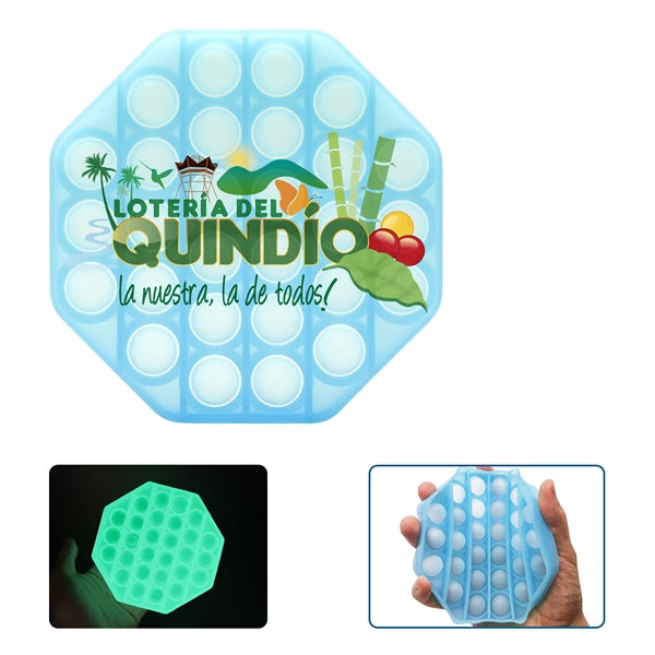 Luminous Octagon Push Pop Bubble