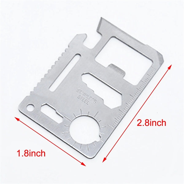 Stainless Steel bottle opener Multi Tool Card
