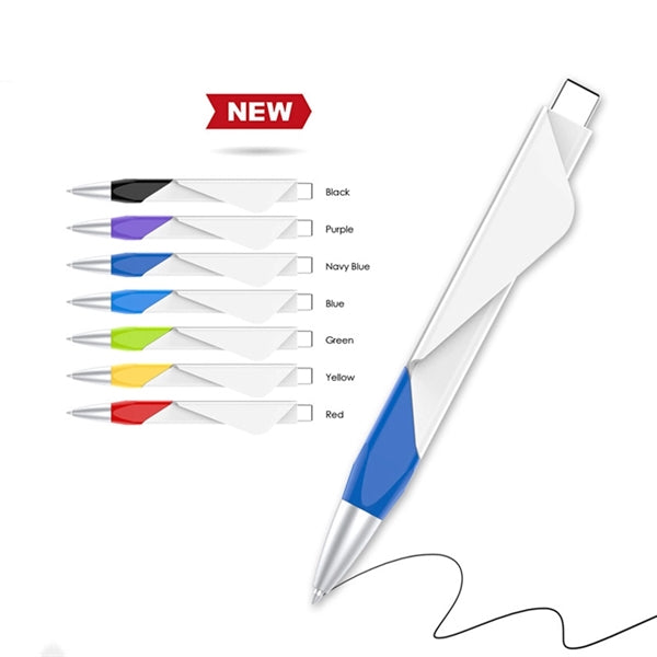 Business Card Holder Push Ballpoint Pen