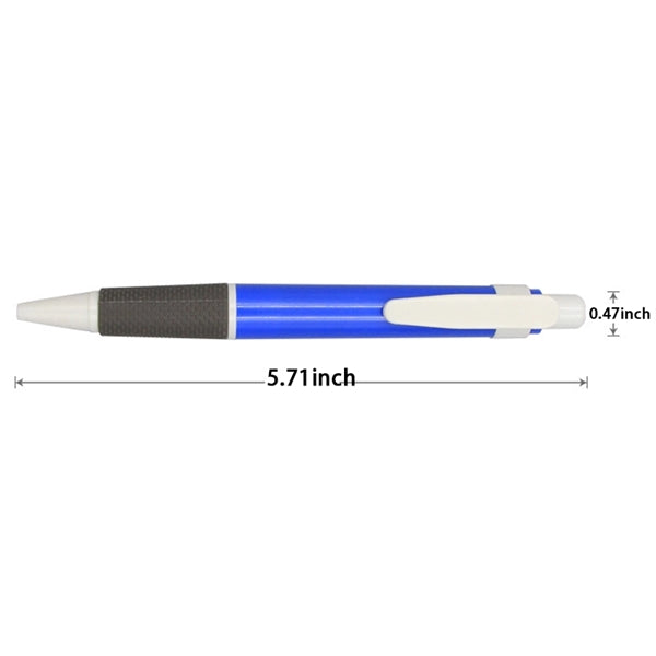 Pressable Plastic Ballpoint Pen