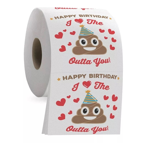 Happy Birthday Funny Toilet Paper Roll