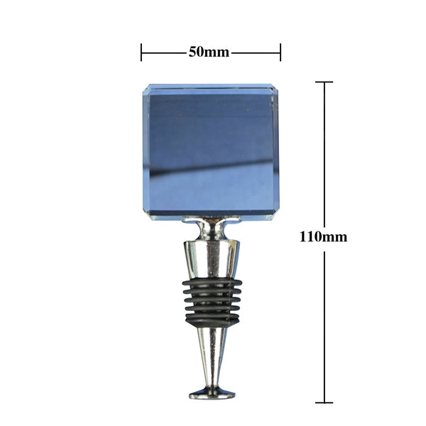 Crystal Square Wine Stopper