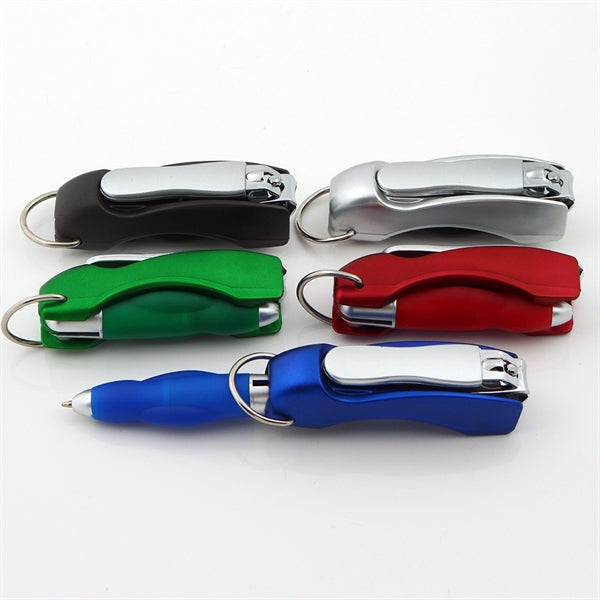Folding Nail Clipper Ballpoint Pen