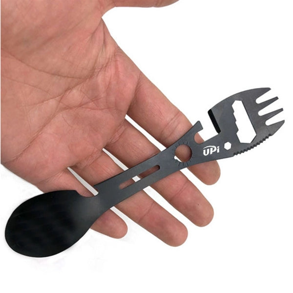 Multi-function Spoon Fork Can Opener/Camping Survival Tool