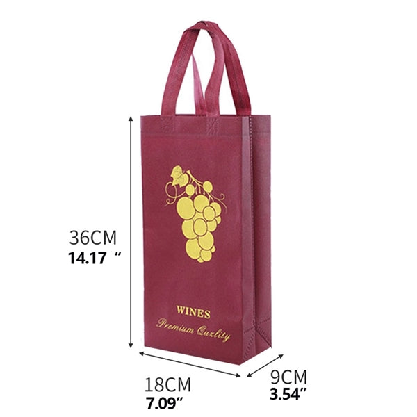 Spun Cloth Dual-pack Wine Bag