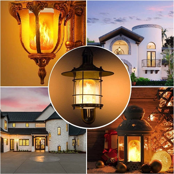 LED Flame Effect Light Bulb