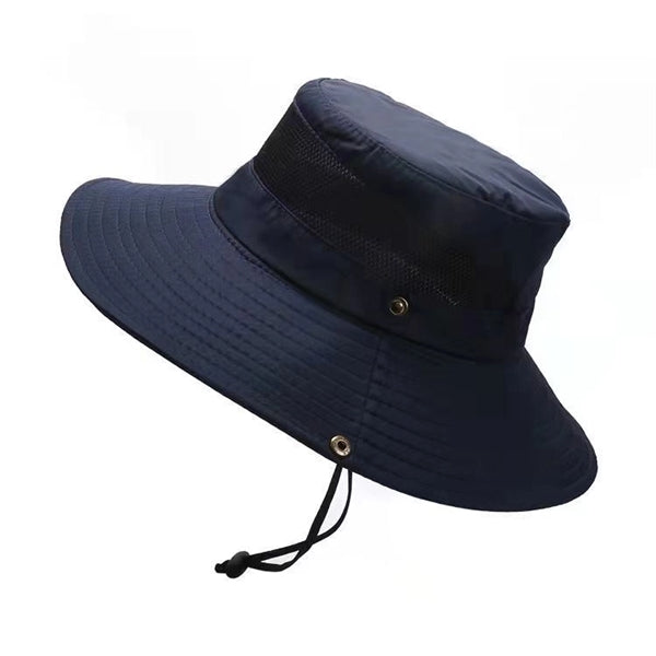 Side Mesh Bucket Fisherman Hat
