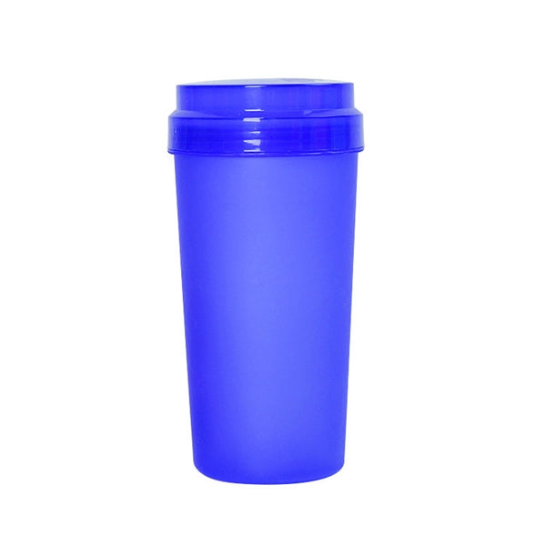 12oz Plastic Frosted Cups wth Lid