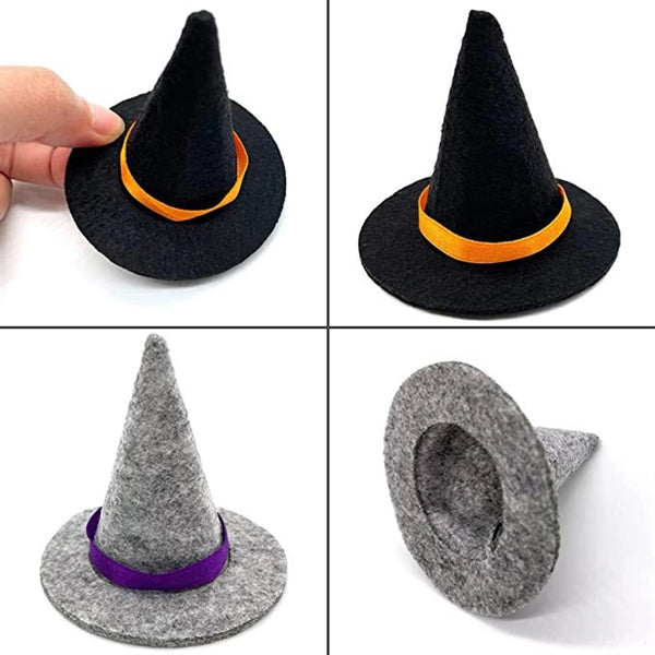 Wine Felt Witch Hat