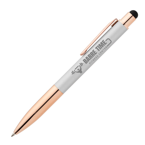 Baltic Softy Rose Gold Pen w/ Stylus - Laser Engrave