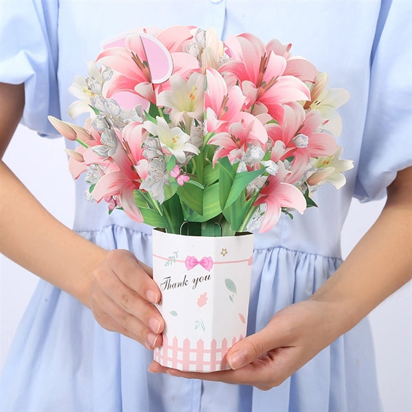Forever Flower Pop Up Card Bouquet