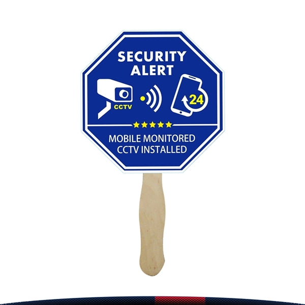 Eco-Friendly Wooden Handle Hand Fan