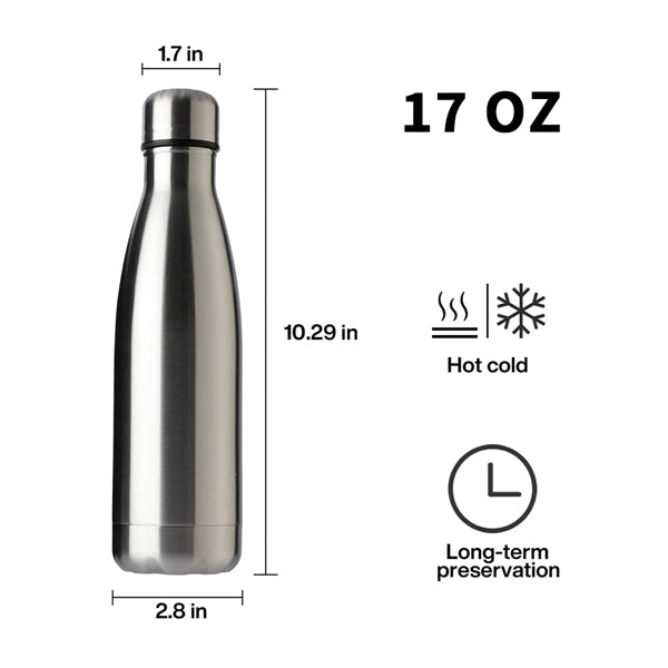 17oz Vacuum Insulated Stainless Steel Water Bottle