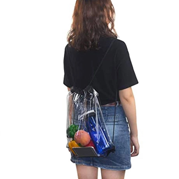 PVC Clear Cinch Bag Or Backpack