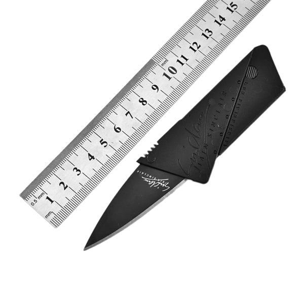 Colorful Stainless Steel Card Folding Tactical Knife
