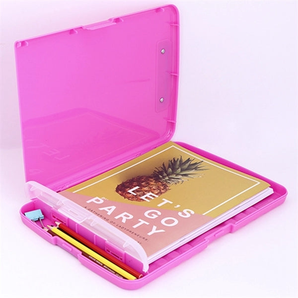 A4 Binder Clipboard With Storage