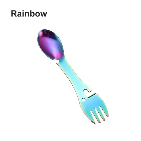 Multi Function Stainless Steel Camping Spork