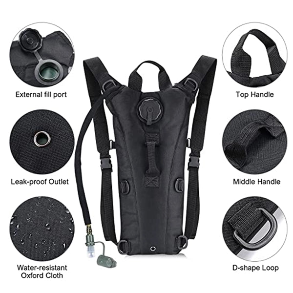 Hydration Pack Backpack With 3L Bladder