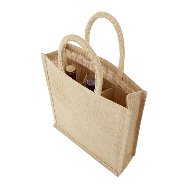 3-Bottle Jute Tote