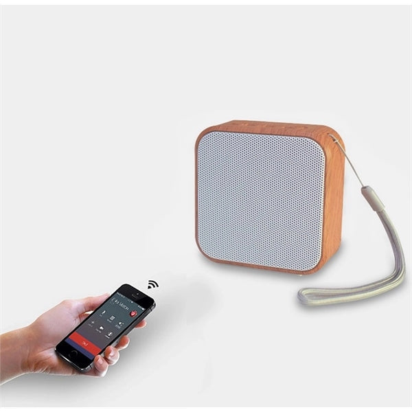 A70 Wood Grain Wireless Speaker