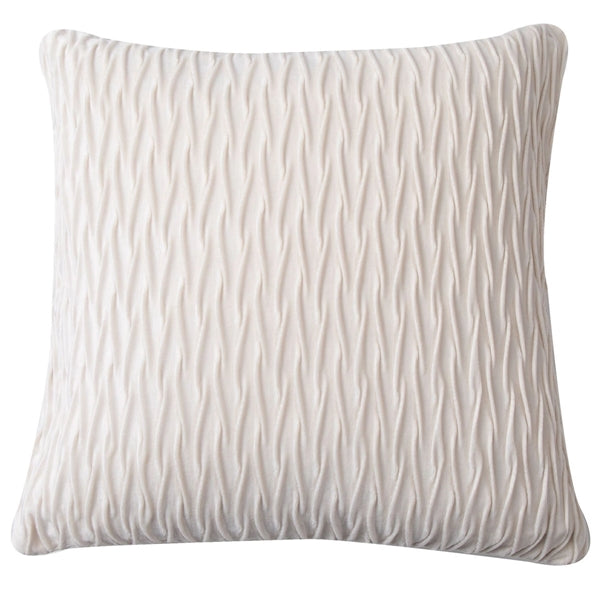 Solid Velvet Pleated Pillowcase