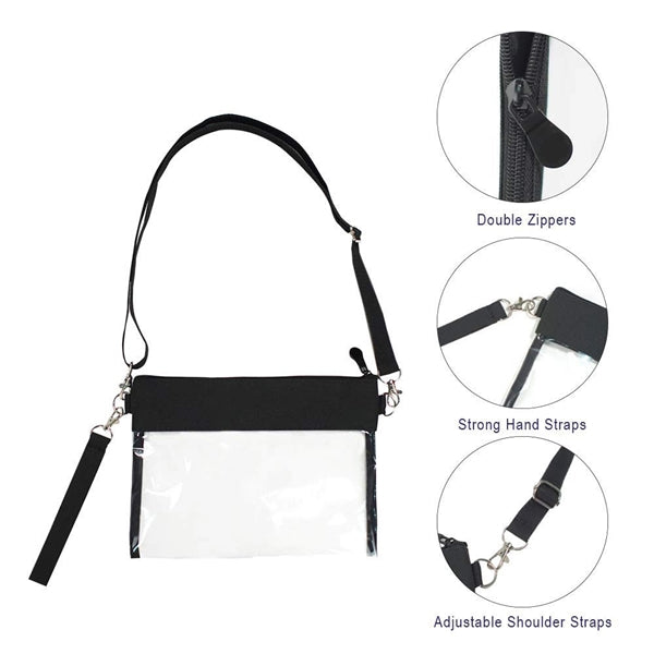 Clear Wallet Pouch for Concerts Sports Events Festivals