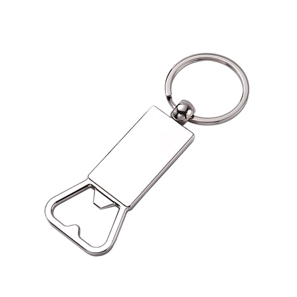 Slim Metal Bottle Opener Keychain