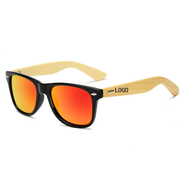 Sunglasses Classic Shades Bamboo Foot Mercury Coating