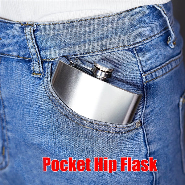 2 oz Stainless Steel Flask