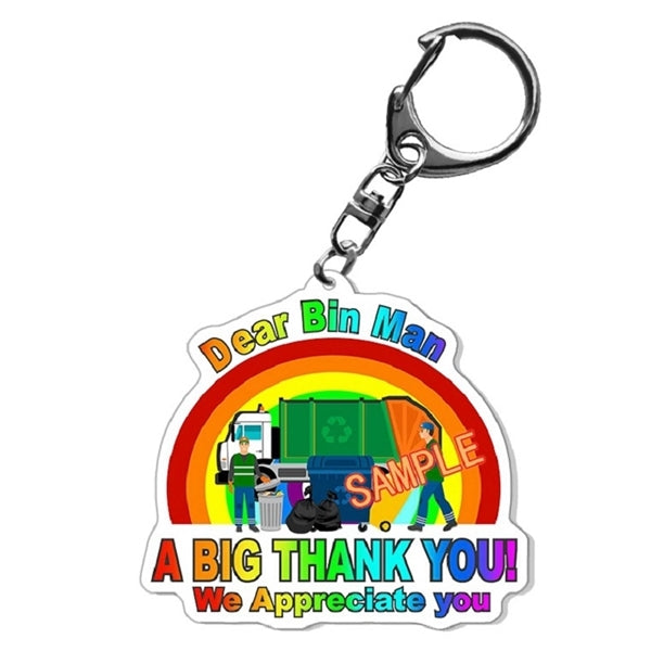 Gay Pride Awareness Rainbow Keychain