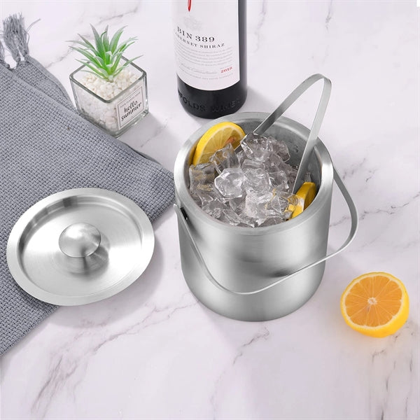 Portable Double Wall Ice Bucket