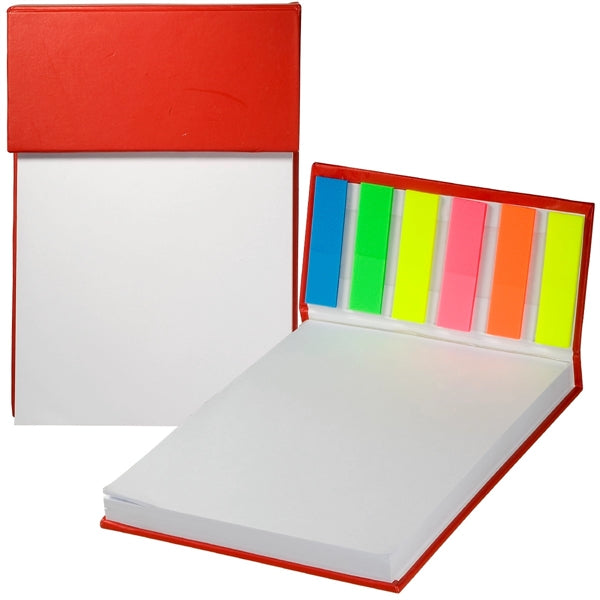 4" x 6" Hardcover Sticky Flag Jotter Pad