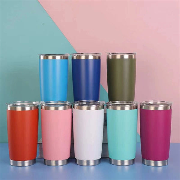 20oz Stainless Steel Tumbler Set with Lid