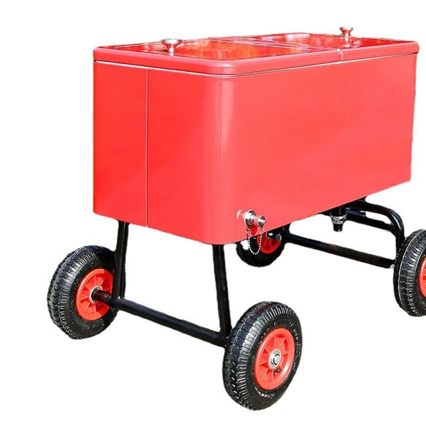 75L Vintage Metal Wagon Cooler