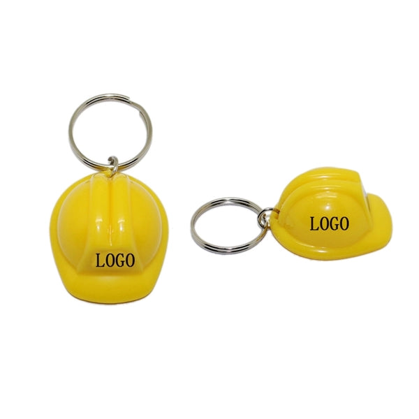 Hard Hat Bottle Opener Key Chain
