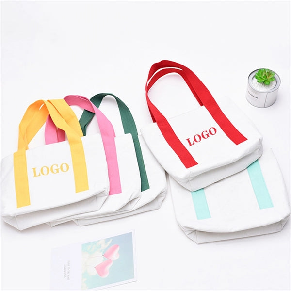 Designer Tote Canvas Cooler Bag