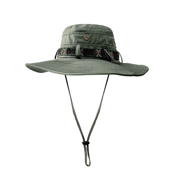 Wide Brim Bucket Hat