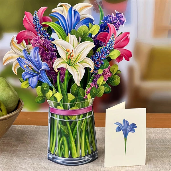 Flower Bouquet Pop Up Cards