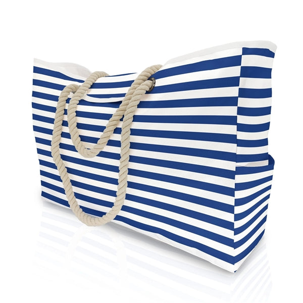 Extra Large Stripe Beach Bag