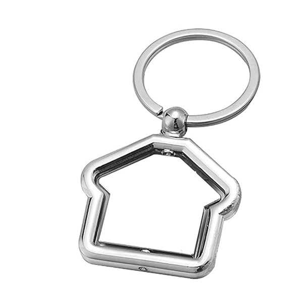 Double-side Custom House Shaped Keychain