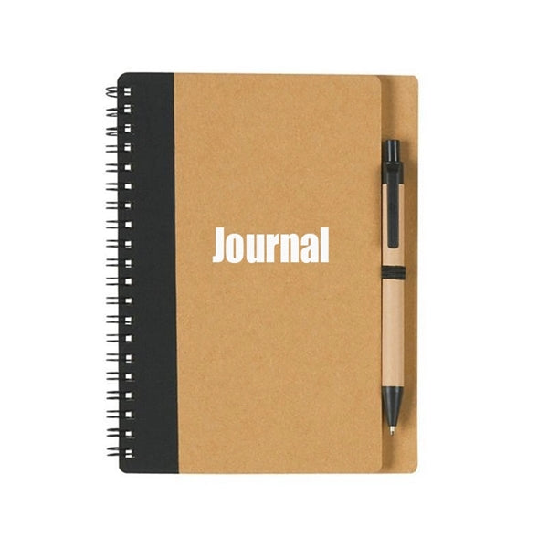 Recycled Notebook with Pen