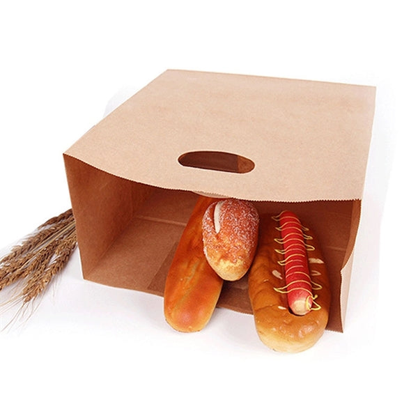 Kraft Paper Bags w/ Die-cut Handle
