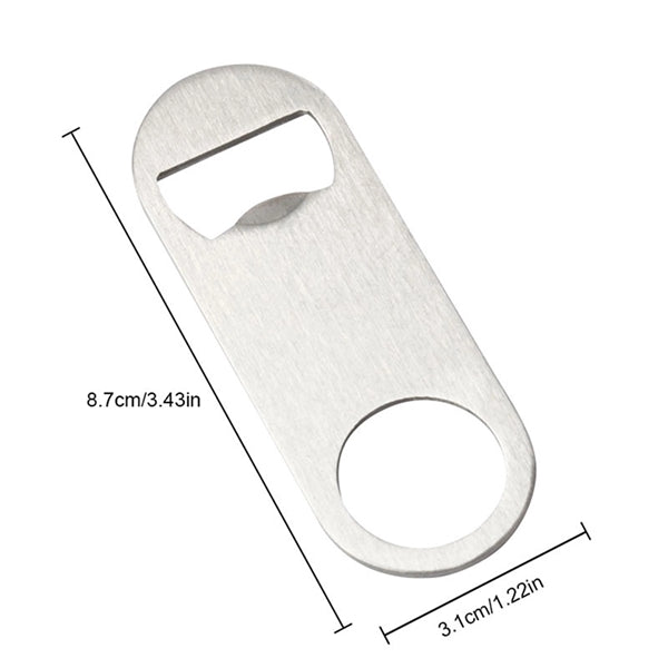 Bartender Stainless Steel Beer Flat Bottle Openers