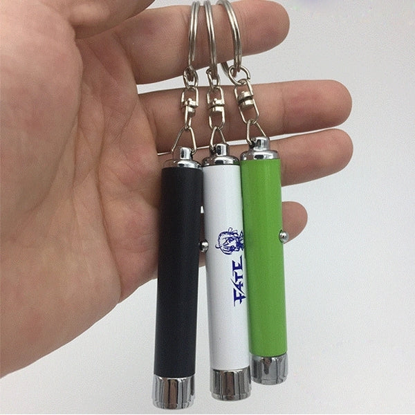 Logo Projector Led Flashlight Keychain