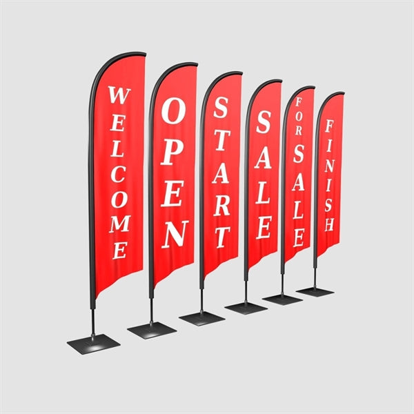 Double-Sided Feather Flag