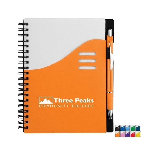 Wave Large Spiral Notebook Set