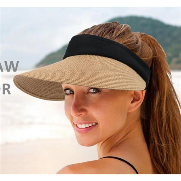 Women Straw Sun Visor
