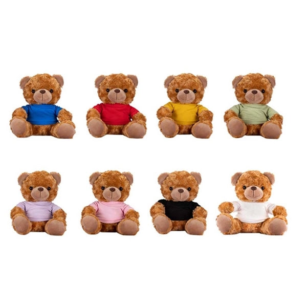 10 Inch Plush Teddy Bear With Custom T Shirt